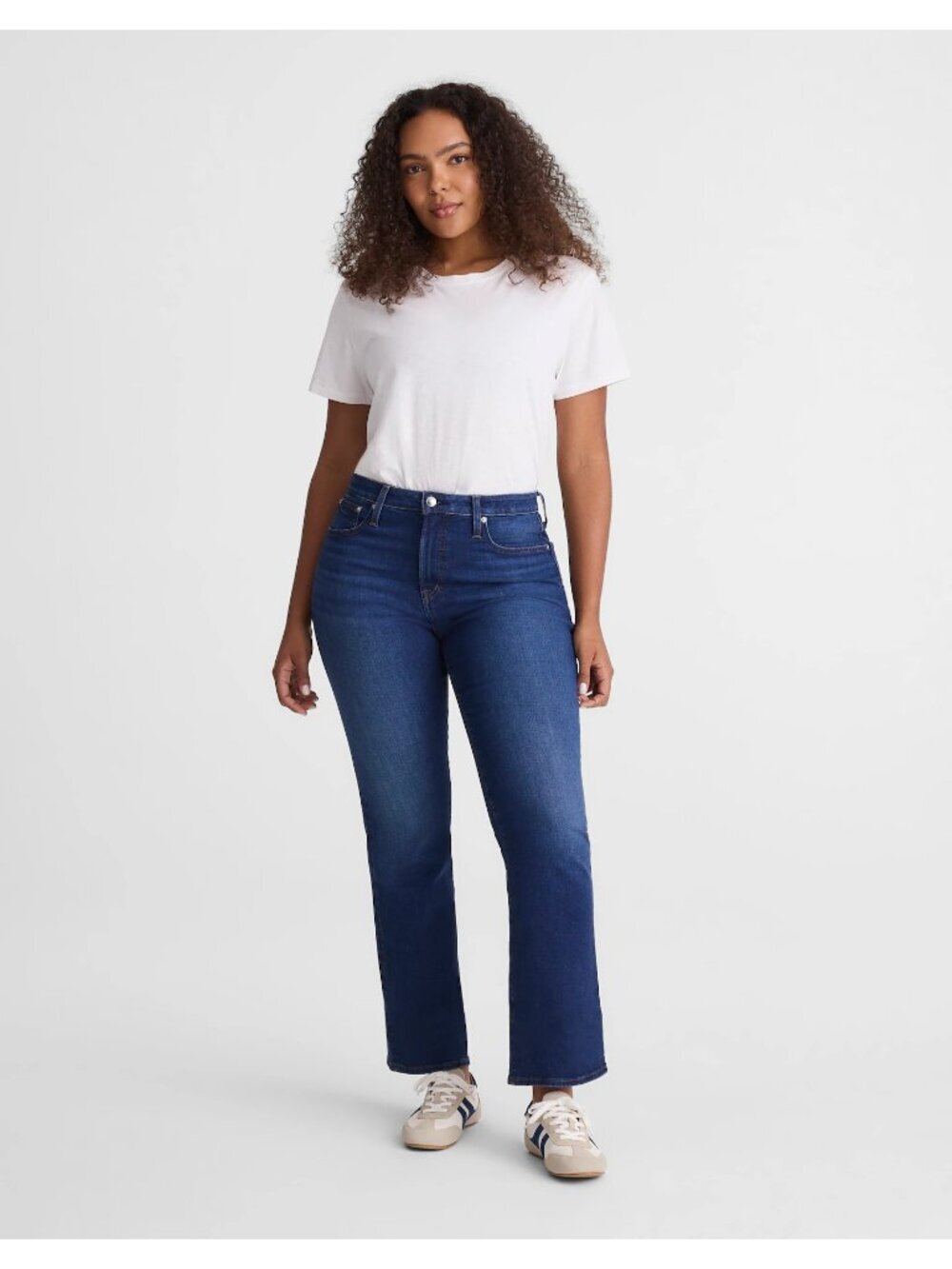 Madewell The Tall Curvy Flare Crop Jean Super Stretch Denim Size 30 Tall